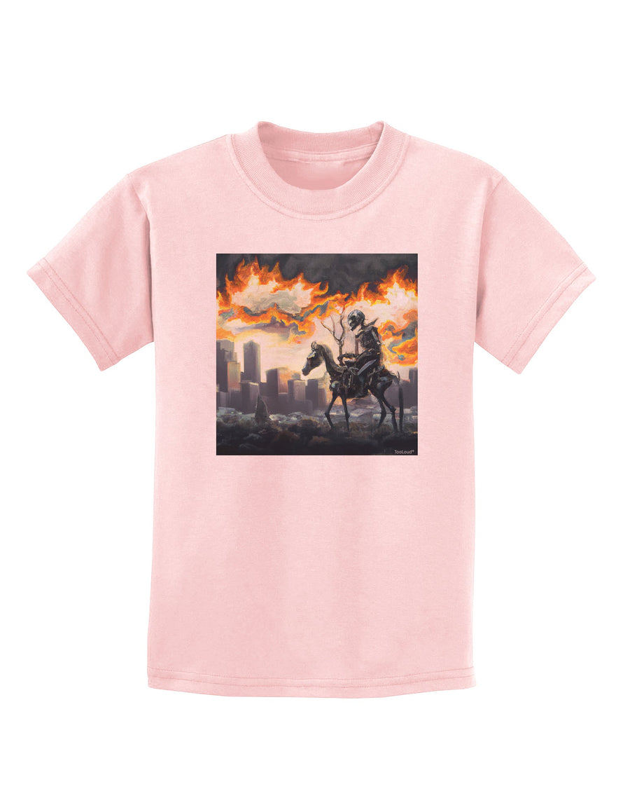 Grimm Reaper Halloween Design Childrens T-Shirt White XL Tooloud