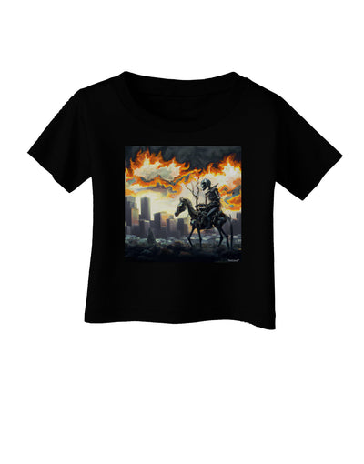 Grimm Reaper Halloween Design Infant T-Shirt-Infant-Tshirts-TooLoud-Black-06-Months-Davson Sales