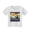 Grimm Reaper Halloween Design Toddler T-Shirt White 4T Tooloud