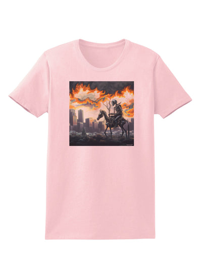 Grimm Reaper Halloween Design Womens T-Shirt-Womens T-shirts-TooLoud-PalePink-X-Small-Davson Sales