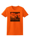 Grimm Reaper Halloween Design Womens T-Shirt-Womens T-shirts-TooLoud-Orange-Small-Davson Sales