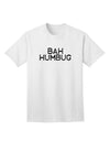 Grunge Adult T-Shirt with Bah Humbug Design-Mens T-shirts-TooLoud-White-Small-Davson Sales