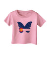 Grunge Colorado Butterfly Flag Infant T-Shirt-Infant T-Shirt-TooLoud-Candy-Pink-06-Months-Davson Sales