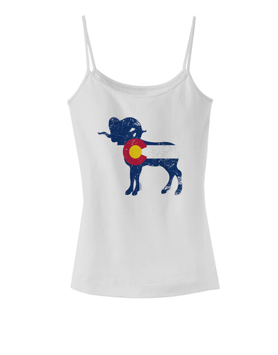 Grunge Colorado Emblem Flag Dark Womens V-Neck Dark T-Shirt-Womens V-Neck T-Shirts-TooLoud-White-Small-Davson Sales
