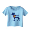 Grunge Colorado Emblem Flag Infant T-Shirt-Infant T-Shirt-TooLoud-Aquatic-Blue-06-Months-Davson Sales