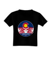 Grunge Colorodo Ram Flag Toddler T-Shirt-Toddler T-shirt-TooLoud-Black-2T-Davson Sales
