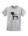 Grunge Rocky Mountain Bighorn Sheep Flag Childrens T-Shirt-Childrens T-Shirt-TooLoud-AshGray-X-Small-Davson Sales