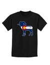 Grunge Rocky Mountain Bighorn Sheep Flag Childrens T-Shirt-Childrens T-Shirt-TooLoud-Black-X-Small-Davson Sales