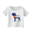 Grunge Rocky Mountain Bighorn Sheep Flag Infant T-Shirt-Infant T-Shirt-TooLoud-White-06-Months-Davson Sales