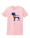 Grunge Rocky Mountain Bighorn Sheep Flag Womens T-Shirt-Womens T-Shirt-TooLoud-PalePink-X-Small-Davson Sales