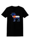 Grunge Rocky Mountain Bighorn Sheep Flag Womens T-Shirt-Womens T-Shirt-TooLoud-Black-X-Small-Davson Sales