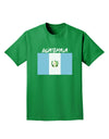 Guatamelan Flag Design Adult Dark T-Shirt by TooLoud-Mens T-Shirt-TooLoud-Kelly-Green-Small-Davson Sales