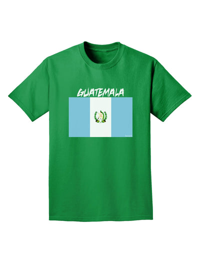 Guatamelan Flag Design Adult Dark T-Shirt by TooLoud-Mens T-Shirt-TooLoud-Kelly-Green-Small-Davson Sales