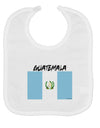 Guatamelan Flag Design Baby Bib by TooLoud