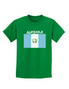 Guatamelan Flag Design Childrens Dark T-Shirt by TooLoud-Childrens T-Shirt-TooLoud-Kelly-Green-X-Small-Davson Sales