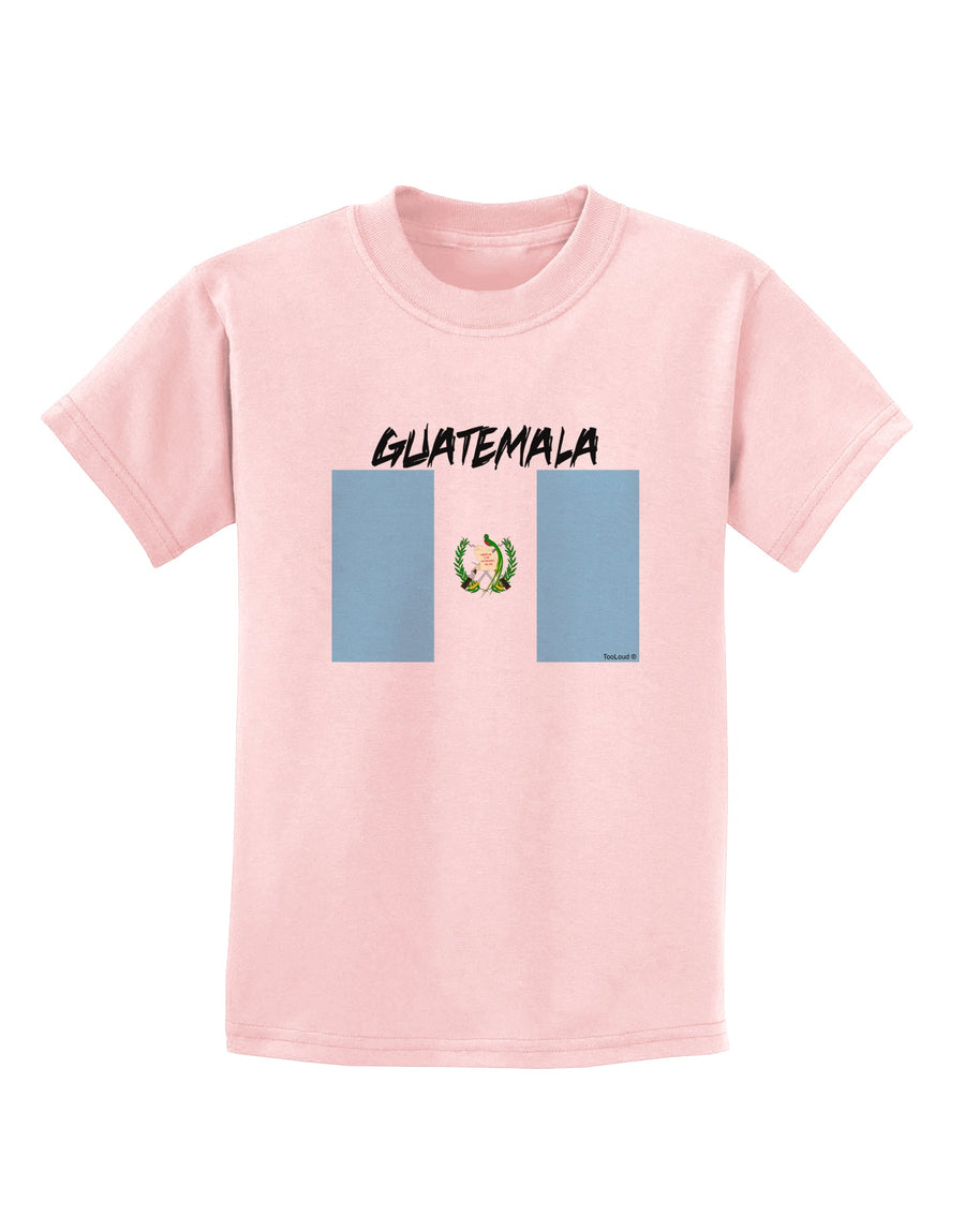 Guatamelan Flag Design Childrens T-Shirt by TooLoud-Childrens T-Shirt-TooLoud-White-X-Small-Davson Sales