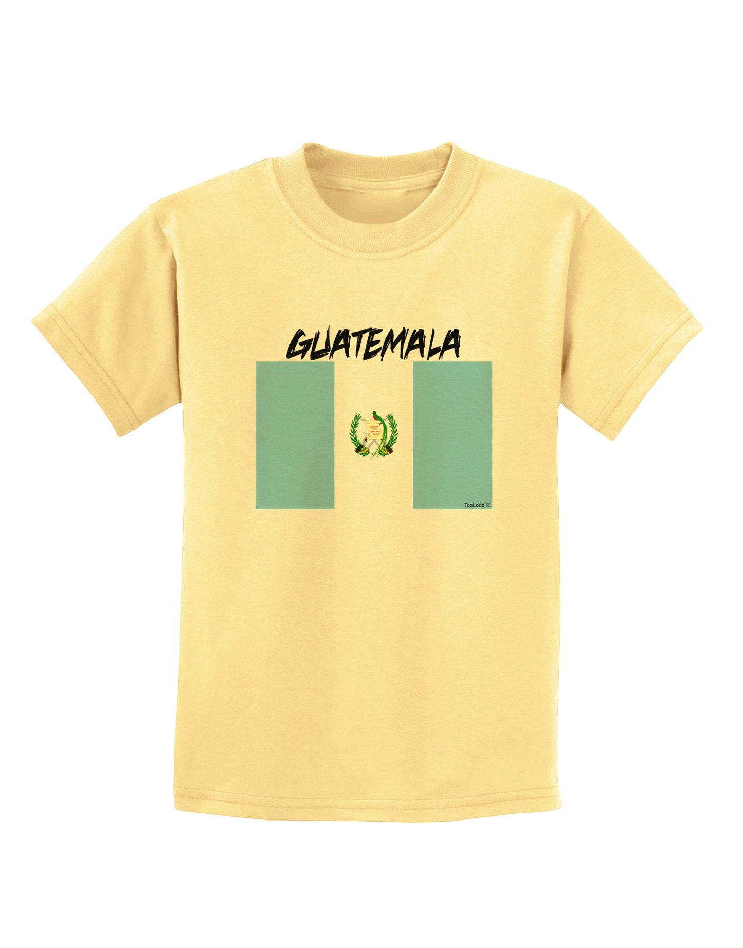 Guatamelan Flag Design Childrens T-Shirt by TooLoud-Childrens T-Shirt-TooLoud-Daffodil-Yellow-X-Small-Davson Sales