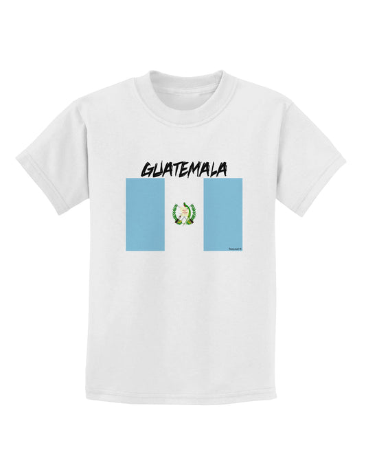 Guatamelan Flag Design Childrens T-Shirt by TooLoud-Childrens T-Shirt-TooLoud-White-X-Small-Davson Sales