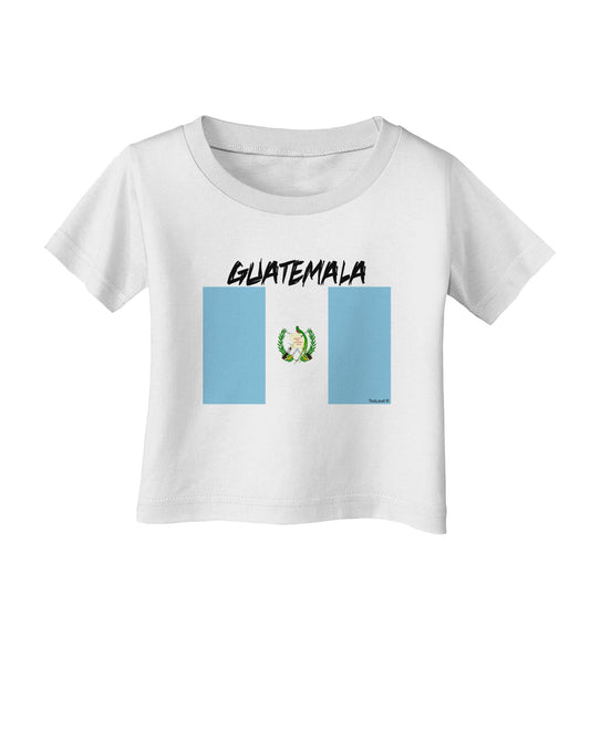 Guatamelan Flag Design Infant T-Shirt by TooLoud-Infant T-Shirt-TooLoud-White-06-Months-Davson Sales