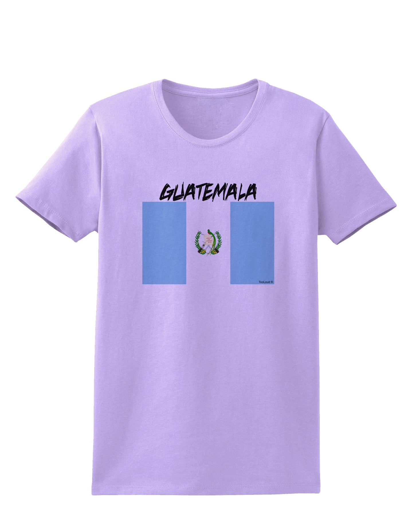 Guatamelan Flag Design Womens T-Shirt by TooLoud-Womens T-Shirt-TooLoud-Lavender-X-Small-Davson Sales