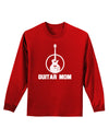 Guitar Mom - Mother's Day Design Adult Long Sleeve Dark T-Shirt-TooLoud-Red-Small-Davson Sales