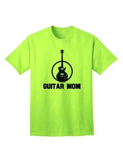 Guitar Mom - Mother's Day Design Adult T-Shirt-unisex t-shirt-TooLoud-Neon-Green-Small-Davson Sales