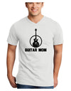 Guitar Mom - Mother's Day Design Adult V-Neck T-shirt-Mens V-Neck T-Shirt-TooLoud-White-Small-Davson Sales