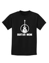 Guitar Mom - Mother's Day Design Childrens Dark T-Shirt-Childrens T-Shirt-TooLoud-Black-X-Small-Davson Sales
