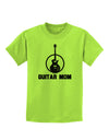 Guitar Mom - Mother's Day Design Childrens T-Shirt-Childrens T-Shirt-TooLoud-Lime-Green-X-Small-Davson Sales