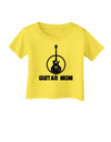 Guitar Mom - Mother's Day Design Infant T-Shirt-Infant T-Shirt-TooLoud-Yellow-06-Months-Davson Sales