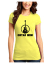 Guitar Mom - Mother's Day Design Juniors T-Shirt-Womens Juniors T-Shirt-TooLoud-Yellow-Juniors Fitted X-Small-Davson Sales