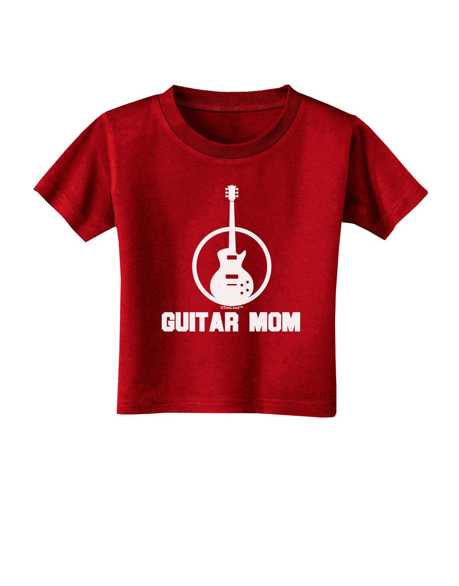 Guitar Mom - Mother's Day Design Toddler T-Shirt Dark-Toddler T-Shirt-TooLoud-Black-2T-Davson Sales