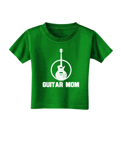 Guitar Mom - Mother's Day Design Toddler T-Shirt Dark-Toddler T-Shirt-TooLoud-Clover-Green-2T-Davson Sales