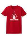 Guitar Mom - Mother's Day Design Womens Dark T-Shirt-TooLoud-Red-X-Small-Davson Sales