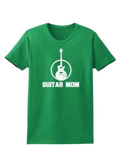 Guitar Mom - Mother's Day Design Womens Dark T-Shirt-TooLoud-Kelly-Green-X-Small-Davson Sales