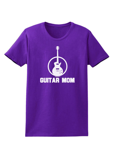 Guitar Mom - Mother's Day Design Womens Dark T-Shirt-TooLoud-Purple-X-Small-Davson Sales