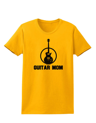 Guitar Mom - Mother's Day Design Womens T-Shirt-Womens T-Shirt-TooLoud-Gold-X-Small-Davson Sales