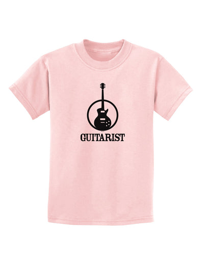 Guitarist Childrens T-Shirt-Childrens T-Shirt-TooLoud-PalePink-X-Small-Davson Sales