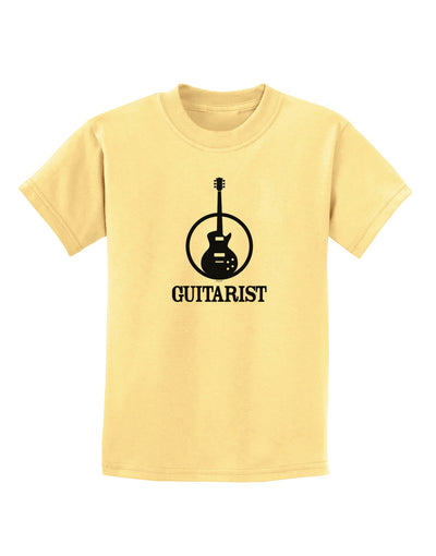 Guitarist Childrens T-Shirt-Childrens T-Shirt-TooLoud-Daffodil-Yellow-X-Small-Davson Sales