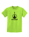 Guitarist Childrens T-Shirt-Childrens T-Shirt-TooLoud-Lime-Green-X-Small-Davson Sales