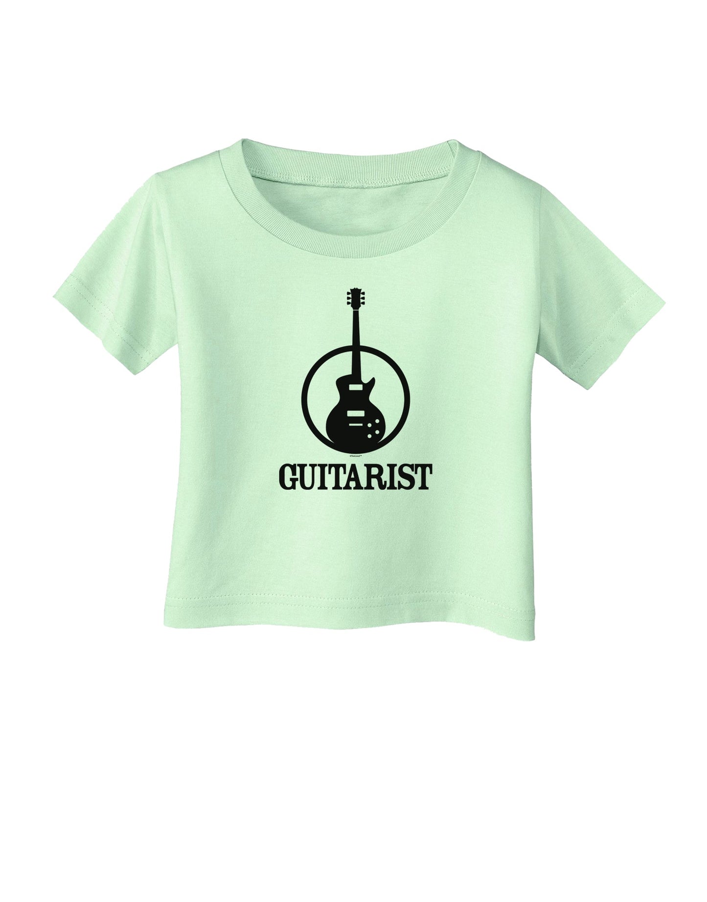 Guitarist Infant T-Shirt-Infant T-Shirt-TooLoud-Light-Green-06-Months-Davson Sales