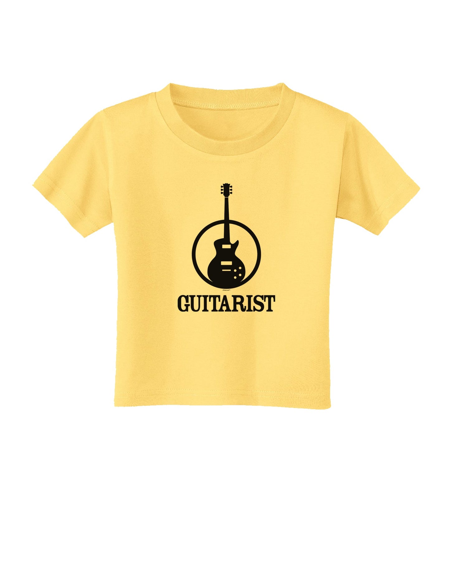 Guitarist Toddler T-Shirt-Toddler T-Shirt-TooLoud-Daffodil-Yellow-2T-Davson Sales