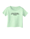 Guns Don't Kill People Dads With Pretty Daughters Kill People Infant T-Shirt-Infant T-Shirt-TooLoud-Light-Green-06-Months-Davson Sales