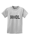 HODL Bitcoin Childrens T-Shirt-Childrens T-Shirt-TooLoud-AshGray-X-Small-Davson Sales
