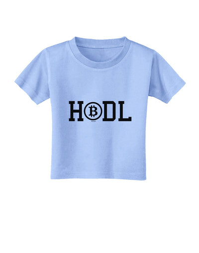 HODL Bitcoin Toddler T-Shirt-Toddler T-shirt-TooLoud-Aquatic-Blue-2T-Davson Sales