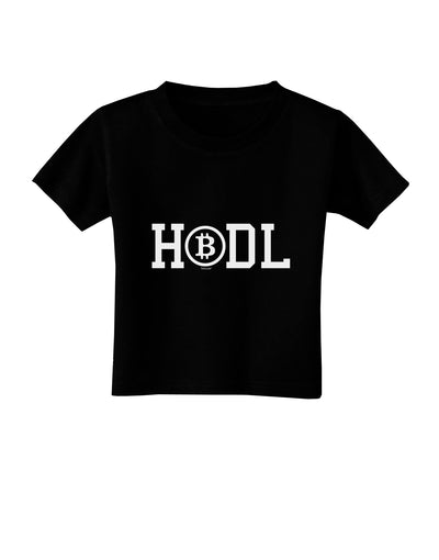 HODL Bitcoin Toddler T-Shirt-Toddler T-shirt-TooLoud-Black-2T-Davson Sales