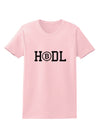 HODL Bitcoin Womens T-Shirt-Womens T-Shirt-TooLoud-PalePink-X-Small-Davson Sales