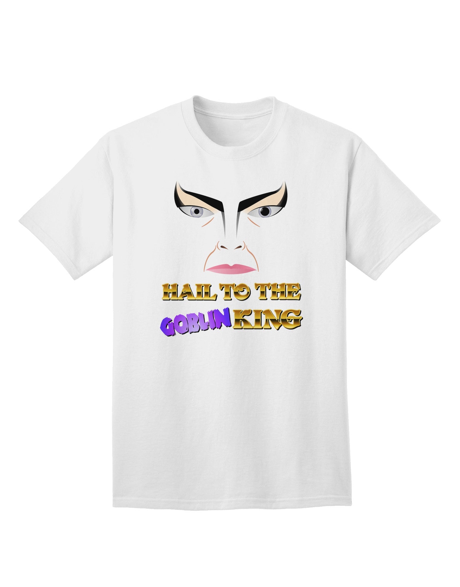 Hail to the Goblin King Adult T-Shirt-Mens T-Shirt-TooLoud-White-Small-Davson Sales