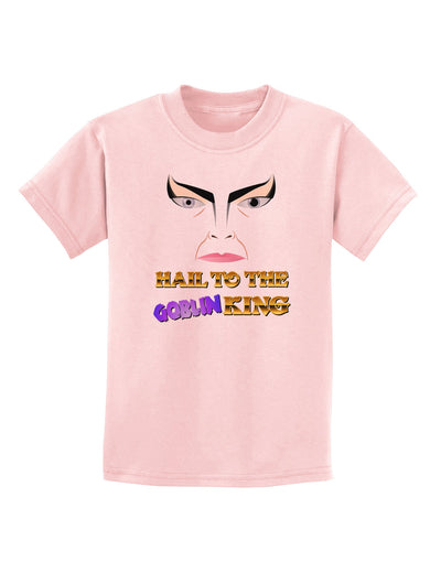 Hail to the Goblin King Childrens T-Shirt-Childrens T-Shirt-TooLoud-PalePink-X-Small-Davson Sales