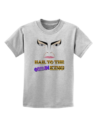 Hail to the Goblin King Childrens T-Shirt-Childrens T-Shirt-TooLoud-AshGray-X-Small-Davson Sales